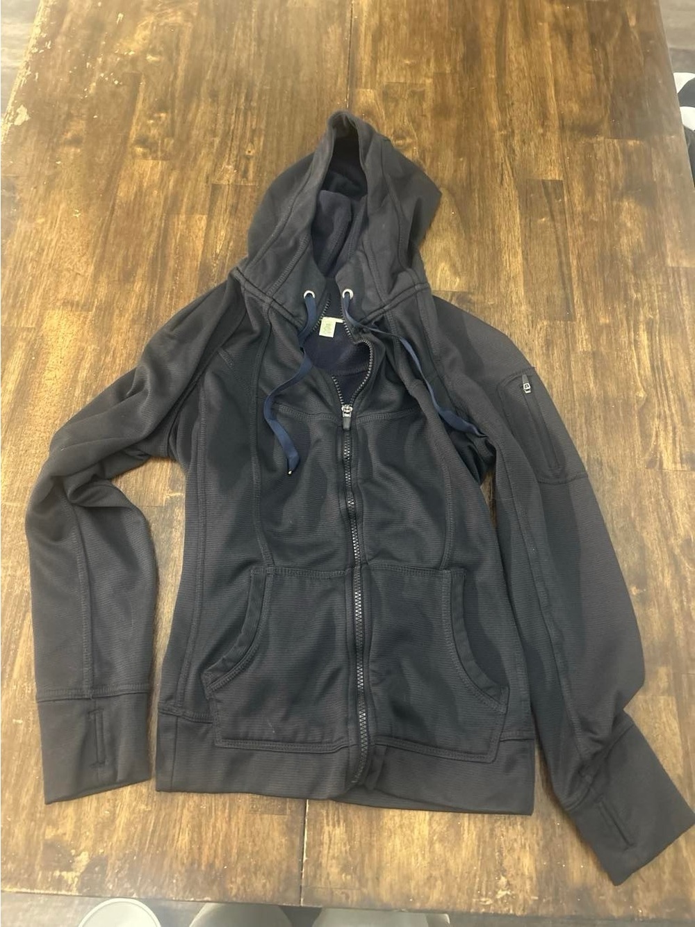 Tangerine Women's Black Zip-Up Hooded Jacket